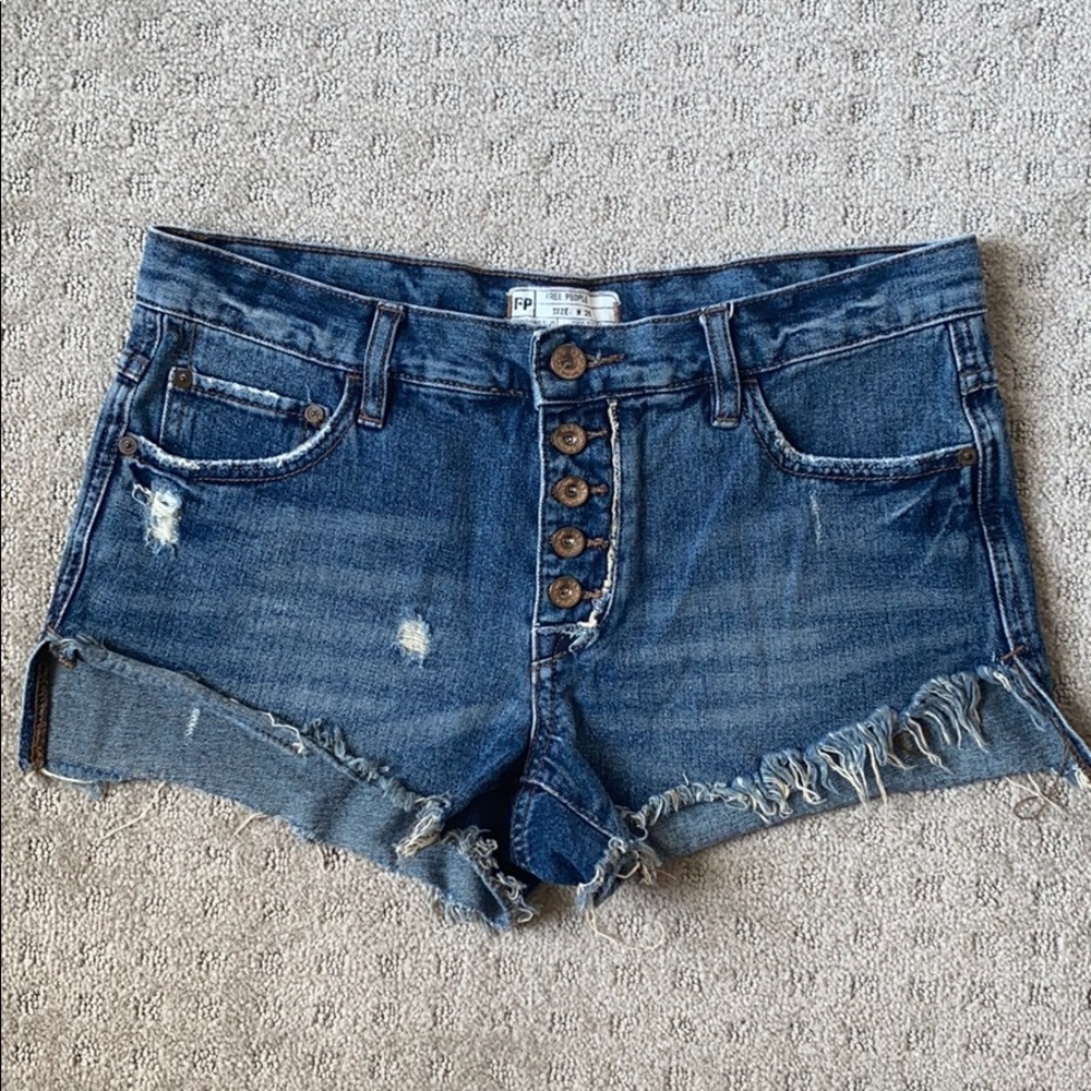 Free people Jean shorts